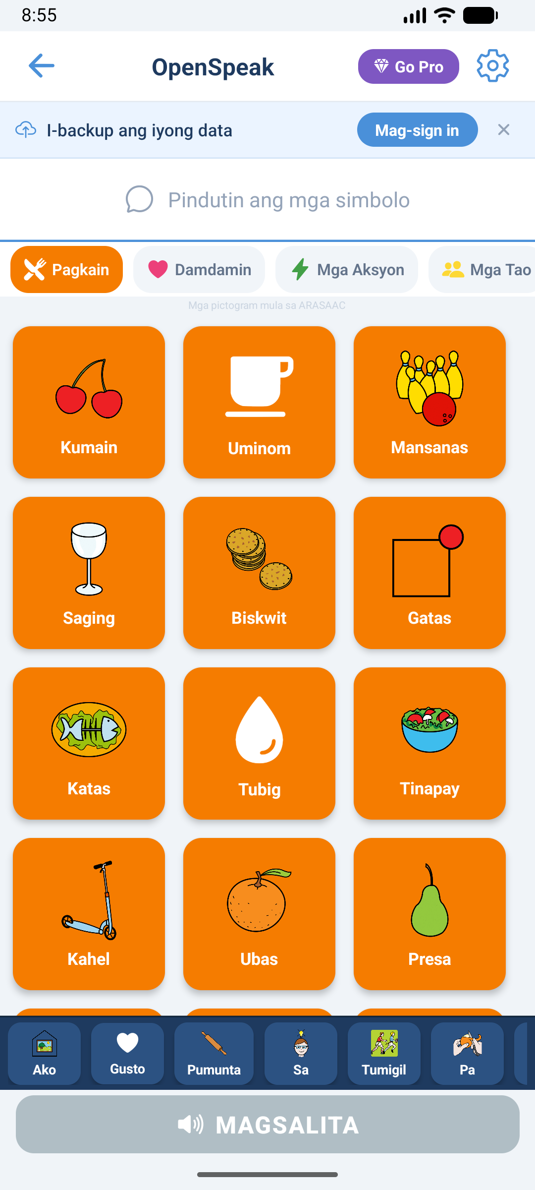 OpenSpeak in Filipino